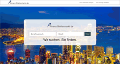 Desktop Screenshot of finanzstellenmarkt.de