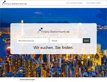 Tablet Screenshot of finanzstellenmarkt.de